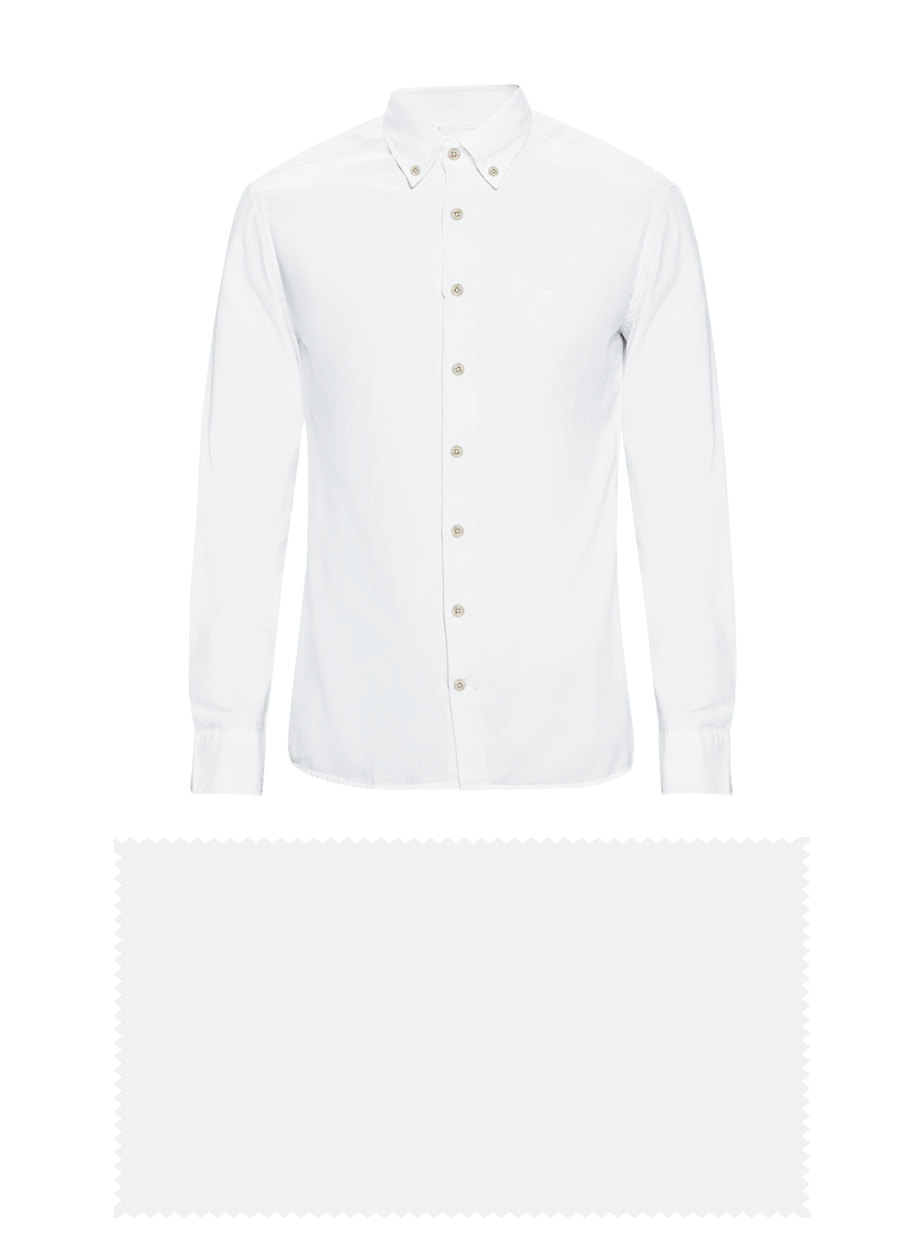 B.O. WHITE  LINEN SHIRT